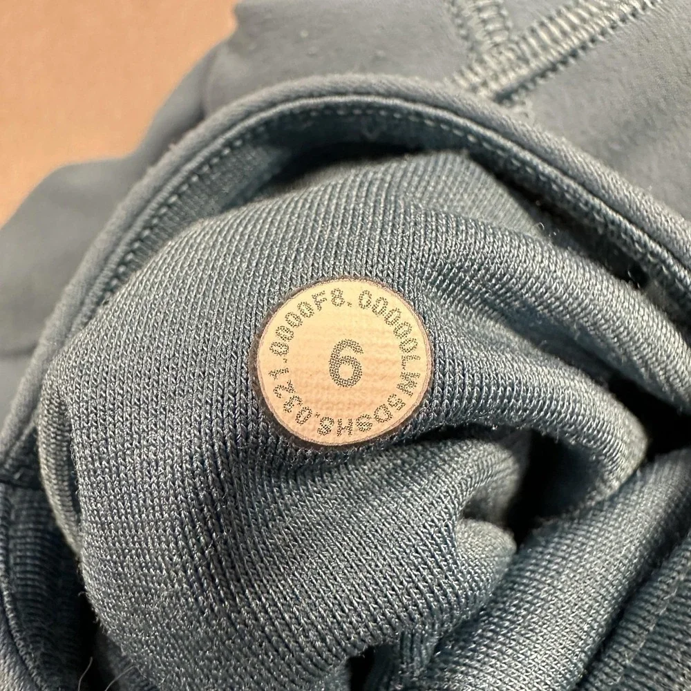 Lululemon Leggings Womens 6 Blue High Rise Ankle Pockets Yoga Athletic Gym